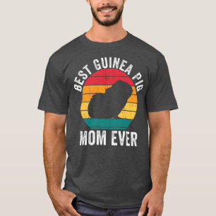 Guinea Pig Mom Mama Vintage Funny Guinea Pig Lover T-Shirt