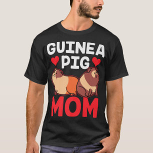 Guinea Pig Mom Pet Animal Lover Cute Premium T-Shirt
