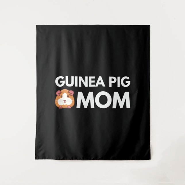 Guinea Pig Mom Tapestry (Front)