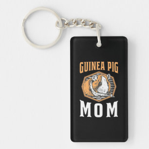 Guinea Pig Mommy Keychain