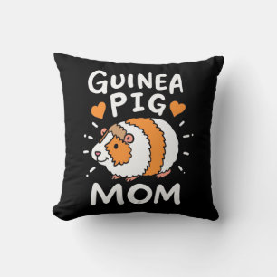 Guinea Pig Mother Throw Pillow