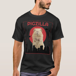 Guinea Pig  Novelty Pigzilla Funny T-Shirt