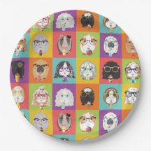 Guinea Pig Party Paper Plates