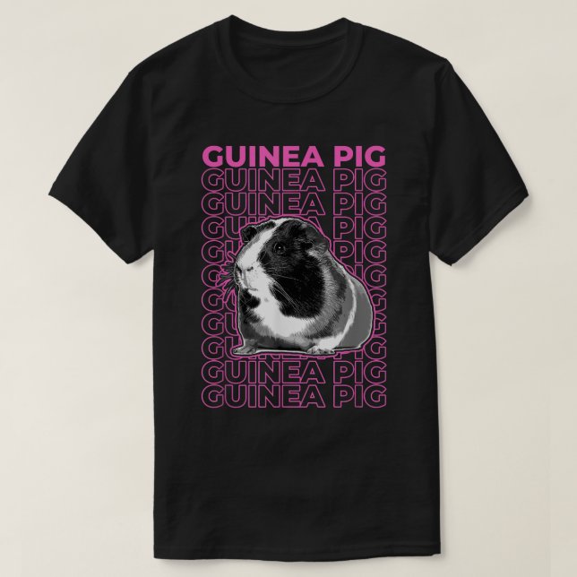 Guinea Pig Pastel Aesthetic  T-Shirt (Design Front)