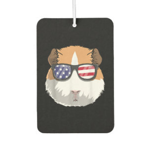 Guinea Pig Patriotic Usa 4th Of July American Cute Air Freshener
