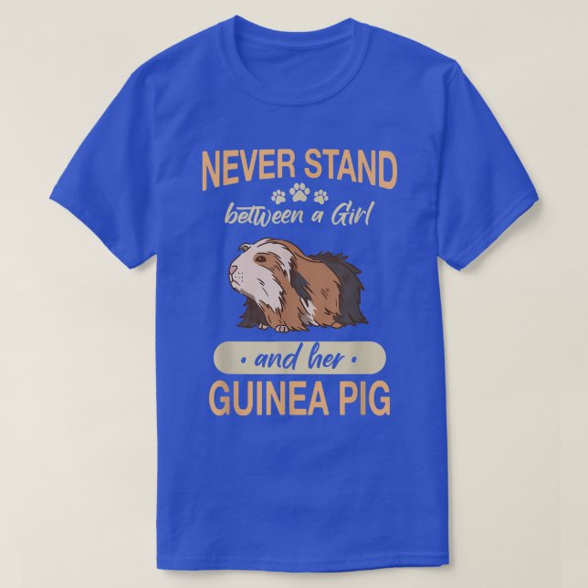 Guinea Pig Pet Peruvian Sheba 497 T-Shirt (Design Front)