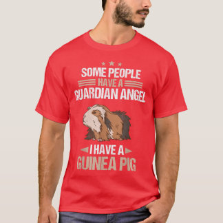 Guinea Pig Pet Peruvian Sheba guardian angel  T-Shirt
