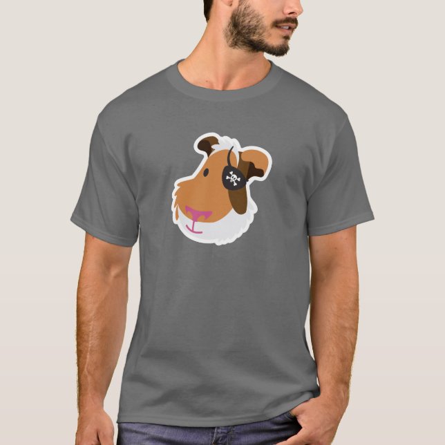 Guinea PIg Pirate T-Shirt (Front)