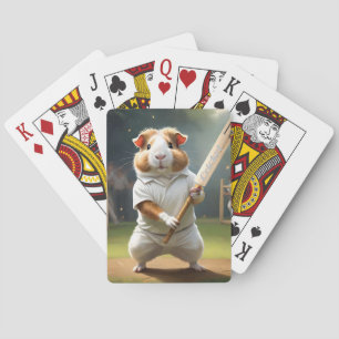 Guinea Pig Playing Cricket,  Cards