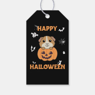 Guinea Pig Pumpkin Sweet Animals Happy Halloween G Gift Tags