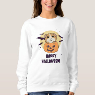 Guinea Pig Pumpkin Sweet Animals Happy Halloween Sweatshirt