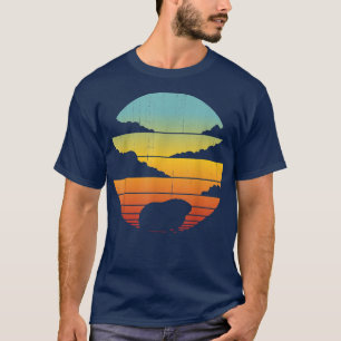 Guinea Pig Retro Vintage 60s 70s Men Women Gift Ro T-Shirt