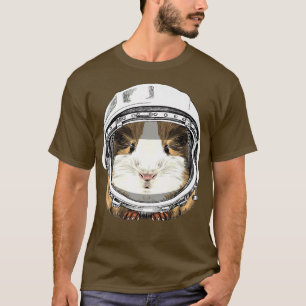 Guinea pig Rodent Astronaut Space Wildlife Animal T-Shirt