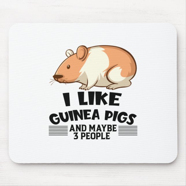 Guinea Pig Sayings Mouse Pad (Front)