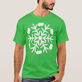 Guinea Pig Snowflakes Christmas Matching Pajama Fu T-Shirt