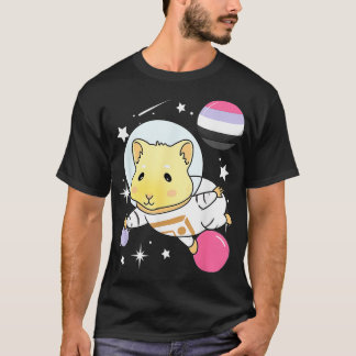 Guinea Pig Space Apressexual Pride  T-Shirt