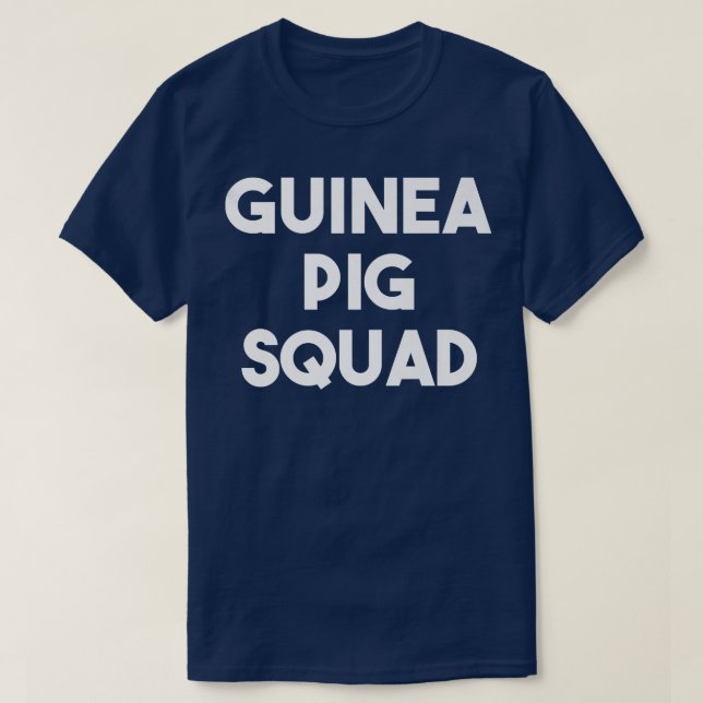Guinea Pig Squad  Funny Guinea Pig Lover  T-Shirt (Design Front)