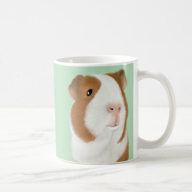 Guinea-pig sulks coffee mug (Right)