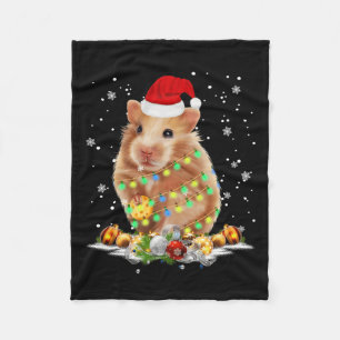 Guinea Pig Tree Christmas Xmas Animal Gifts  Fleece Blanket