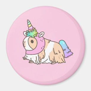 Guinea pig unicorn magnet
