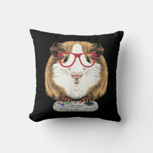 Guinea Pig Video Game Wildlife Animal Gift Throw Pillow