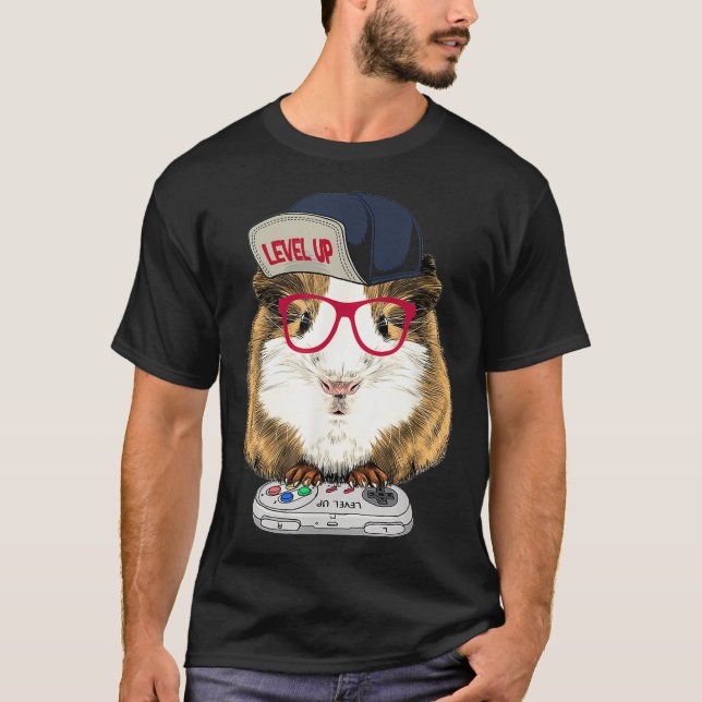 Guinea pig Video Game Wildlife Animal Guinea pig G T-Shirt (Front)