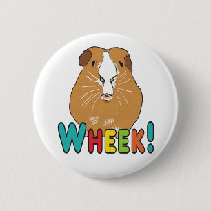 Guinea Pig Wheek 2 Inch Round Button