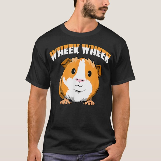 Guinea Pig Wheek Pigs Cavy Lover Guinea Pig Mom  T-Shirt (Front)