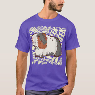 Guinea Pig Wheek Wheek Wheek Pet Animal 2462 T-Shirt