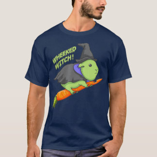 Guinea Pig Wheeked Witch Halloween T-Shirt