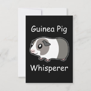 Guinea Pig Whisperer Thank You Card