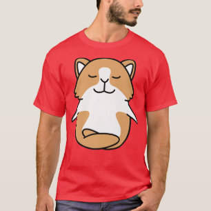 Guinea Pig Yoga Funny Furry Pet Zen Meditate Rela T-Shirt