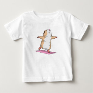 Guinea pig Yoga Meditation Fitness Baby T-Shirt