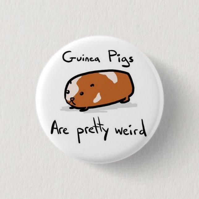 Guinea Pigs 1 Inch Round Button (Front)