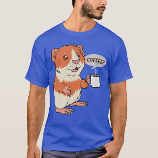 Guinea Pigs and Coffee Ironic Monday Tired T-Shirt