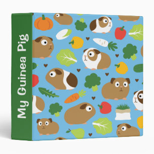 Guinea Pigs And Their Treats Binder