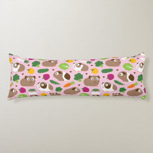 Guinea Pigs And Their Treats Body Pillow