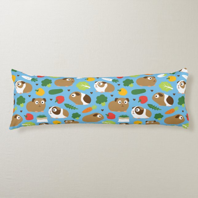 Guinea Pigs And Their Treats Body Pillow (Front)