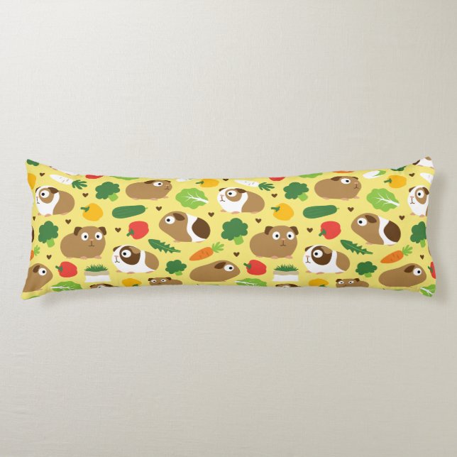 Guinea Pigs And Their Treats Body Pillow (Front)