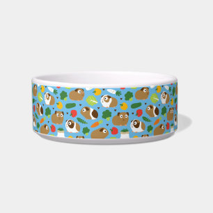 Guinea Pigs And Their Treats Bowl