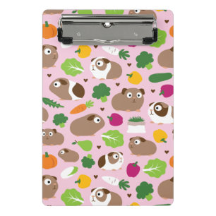 Guinea Pigs And Their Treats Mini Clipboard