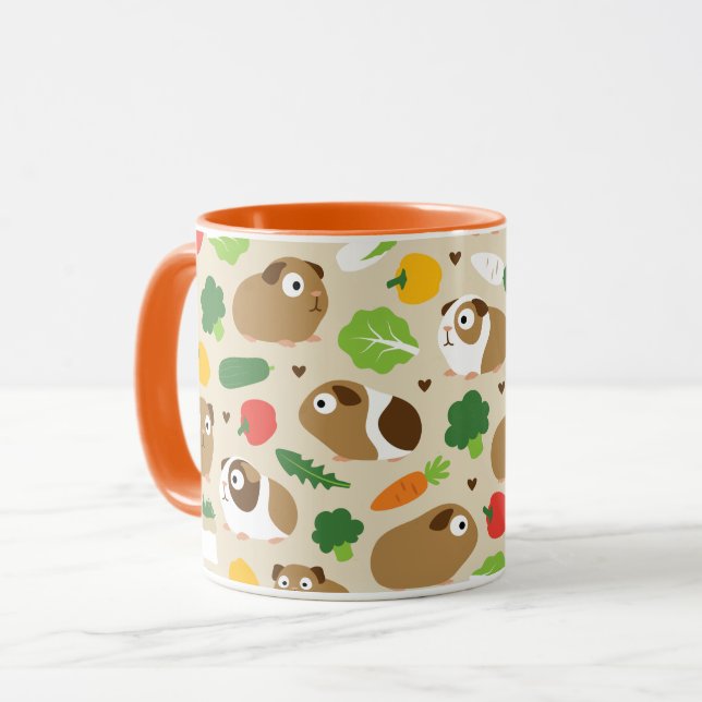 Guinea Pigs And Their Treats Mug (Front Left)