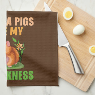Guinea Pigs Are My Wheekness on Brown Kitchen Towel