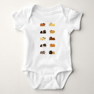 Guinea pigs baby bodysuit