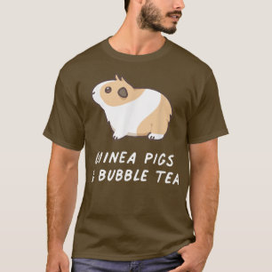 Guinea Pigs & Bubble Tea Rodent Pet Kawaii Lover A T-Shirt
