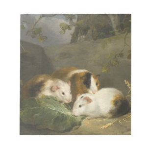 Guinea Pigs (by George Morland) Notepad