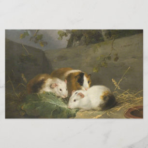 Guinea Pigs (by George Morland) Stationery