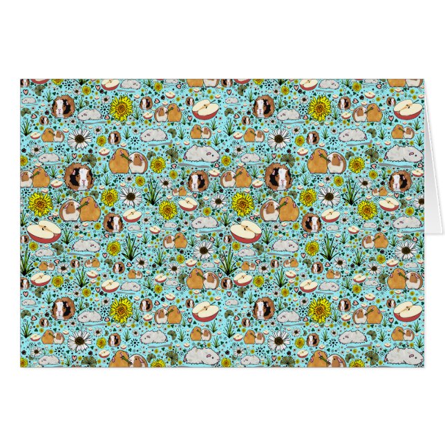 Guinea Pigs in Blue (Front Horizontal)