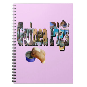 Guinea Pigs Is The Word, Spiral Notebook
