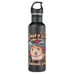Guinea Pigs Just A Girl Who Loves Gift 710 Ml Water Bottle